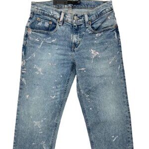 Lauren Ralph Lauren Women's Wash Paint Relaxed Taper Jeans (16/33)